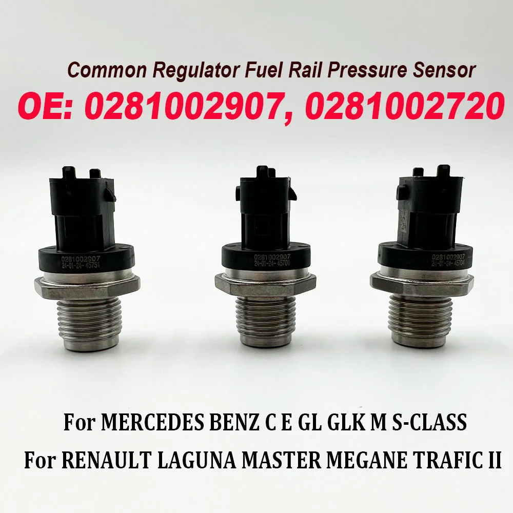 3PCS High Quality 0281002907 0281002720 Fuel Rail Pressure Sensor Common Regulator For Mercedes-Benz E-Class Renault VW
3PCS High Quality 0281002907 0281002720 Fuel Rail Pressure Sensor Common Regulator For Mercedes-Benz E-Class Renault VW