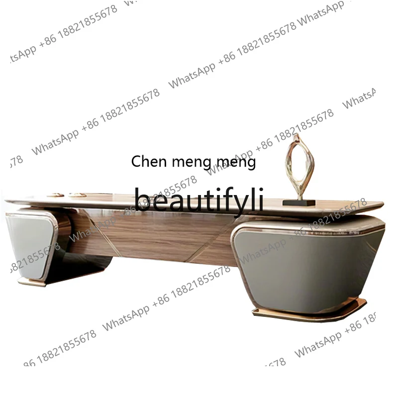 Modern simple desk boss table high-end paint large class table creative solid wood desk H
Modern simple desk boss table high-end paint large class table creative solid wood desk H