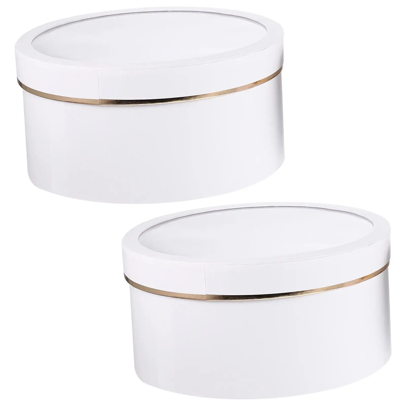 2Pcs White PVC Flower Gift Boxes Valentine Transparent Bouquet Packaging With Lid For Decorations Floral Favor Boxes Present
2Pcs White PVC Flower Gift Boxes Valentine Transparent Bouquet Packaging With Lid For Decorations Floral Favor Boxes Present