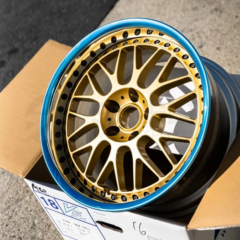 19 20 21 Inch Forged Rims 2 Piece Deep Dish Reverse Step Gold Five Spoke 5x120 5x114.3 for BMW M4 Nissan GTR Custom Color
19 20 21 Inch Forged Rims 2 Piece Deep Dish Reverse Step Gold Five Spoke 5x120 5x114.3 for BMW M4 Nissan GTR Custom Color