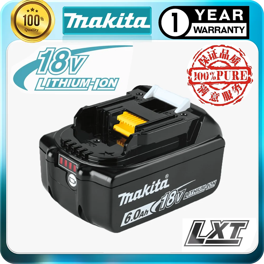 100% Original Makita 6Ah battery for Makita 18v tools BL1830B BL1850B BL1850 BL1840 BL1860 BL1815 Replacement Lithium Battery
100% Original Makita 6Ah battery for Makita 18v tools BL1830B BL1850B BL1850 BL1840 BL1860 BL1815 Replacement Lithium Battery