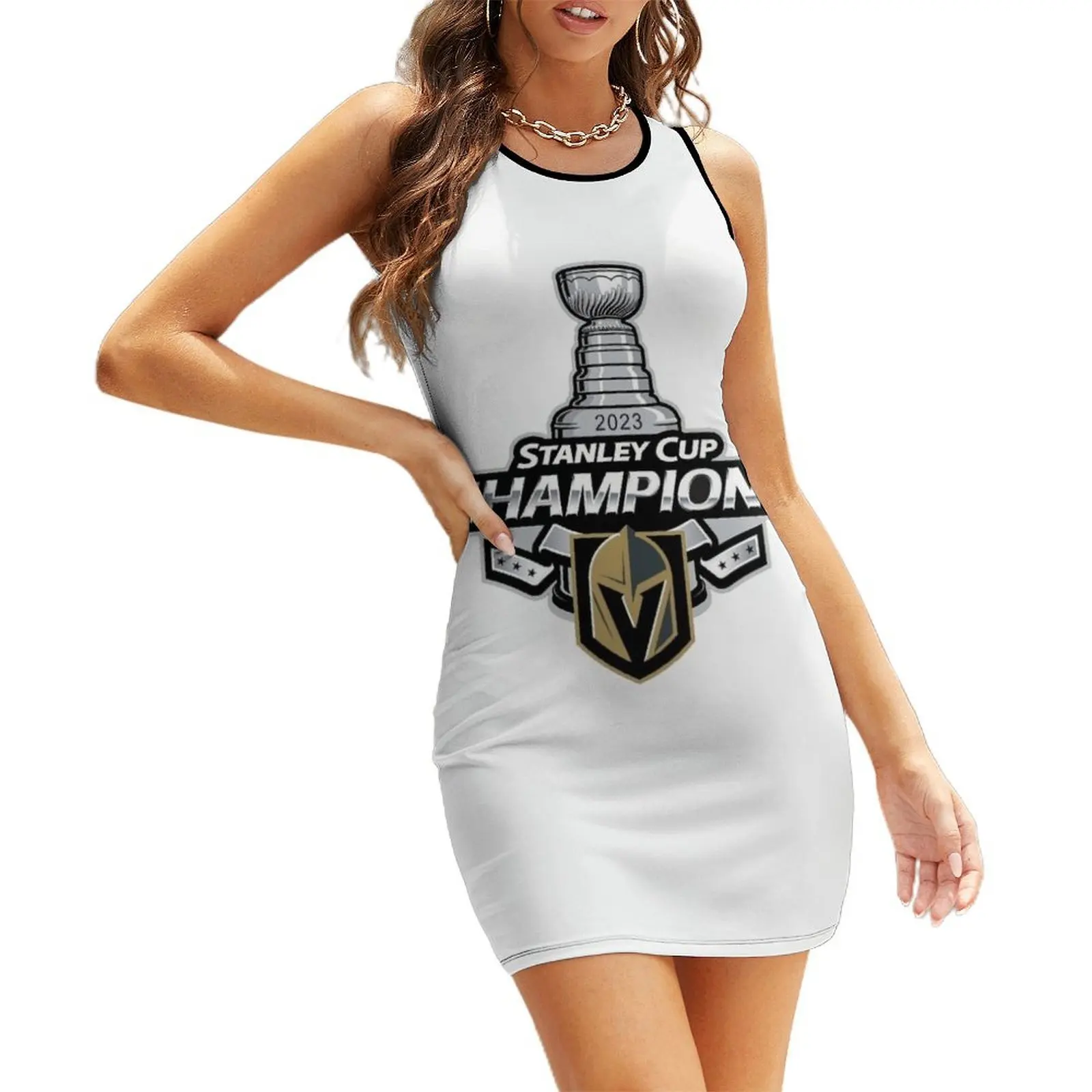 Champions Golden Knights 2023 - Vegas Golden Knight Sleeveless Sundress dress women summer Party dresses for women
Champions Golden Knights 2023 - Vegas Golden Knight Sleeveless Sundress dress women summer Party dresses for women