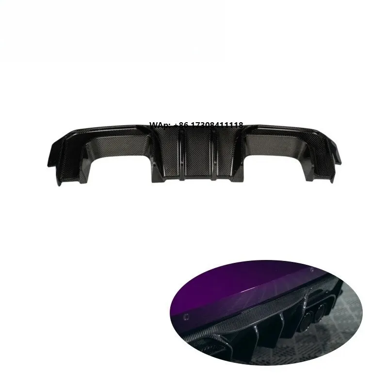 New Style M3 Dry Carbon Fiber Rear Bumper Lip Spoiler Car Rear Diffuser Lips for M3 G80 M4 G82 2021-2023
New Style M3 Dry Carbon Fiber Rear Bumper Lip Spoiler Car Rear Diffuser Lips for M3 G80 M4 G82 2021-2023