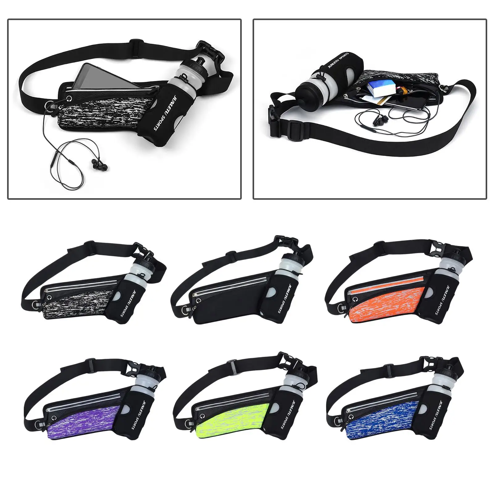 Multifunction Running Waist Belt Fanny Bag with Headphone Hole Reflective Strips Jogging Belt for Workout Camping Cycling
Multifunction Running Waist Belt Fanny Bag with Headphone Hole Reflective Strips Jogging Belt for Workout Camping Cycling