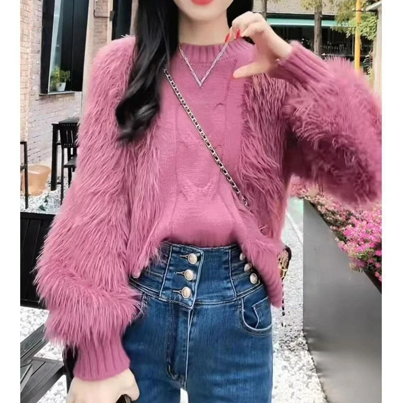 Autumn and Winter New 2025 Short Fried Dough Twists Sweater Women's Loose Pullover Long Sleeve Knit Shirt Top
Autumn and Winter New 2025 Short Fried Dough Twists Sweater Women's Loose Pullover Long Sleeve Knit Shirt Top