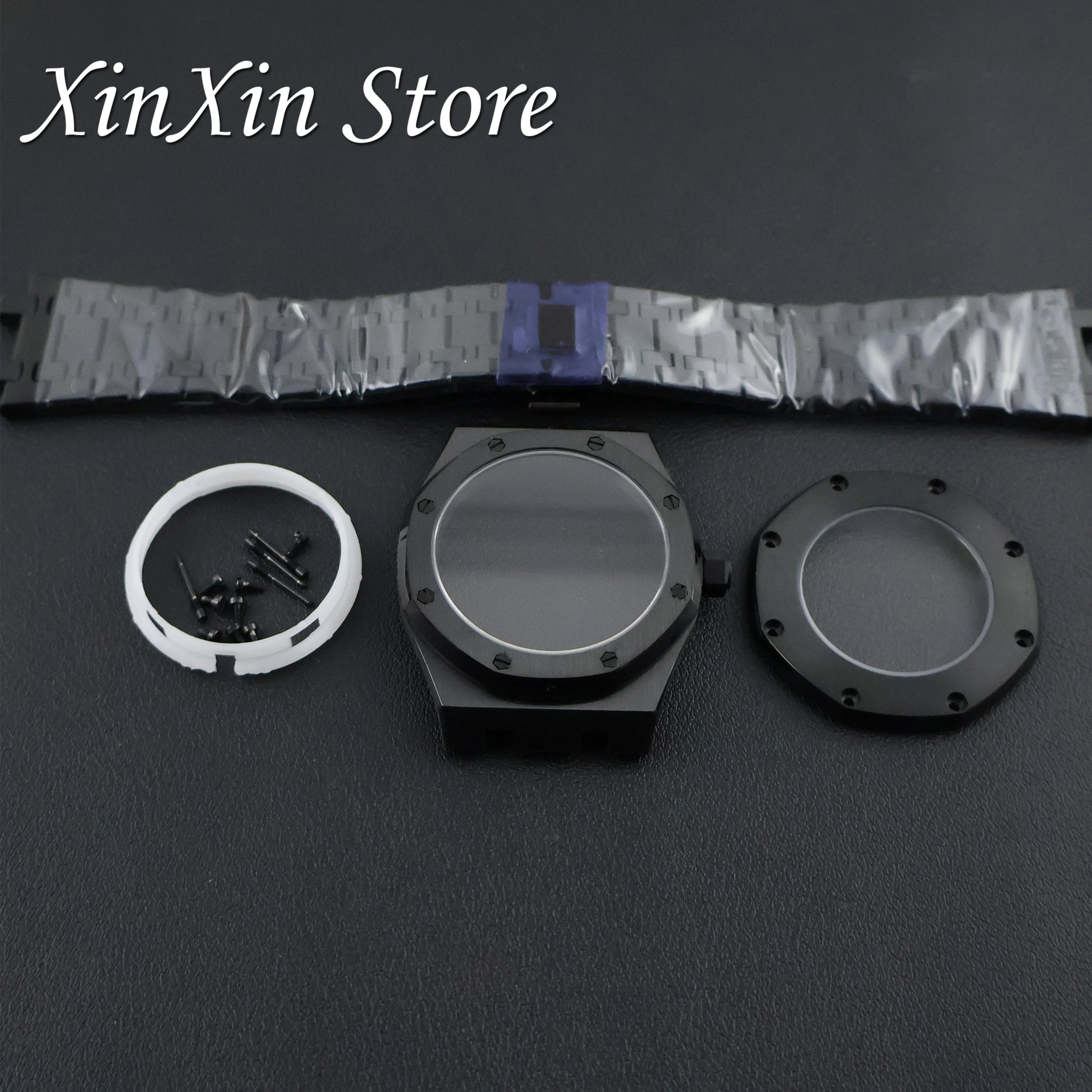 Высококачественный черный 41 мм сапфировое стекло NH35 Корпус для часов AP Детали для часов NH34 NH35 NH36 Механизм Прозрачная задняя крышка корпуса часов
Высококачественный черный 41 мм сапфировое стекло NH35 Корпус для часов AP Детали для часов NH34 NH35 NH36 Механизм Прозрачная задняя крышка корпуса часов