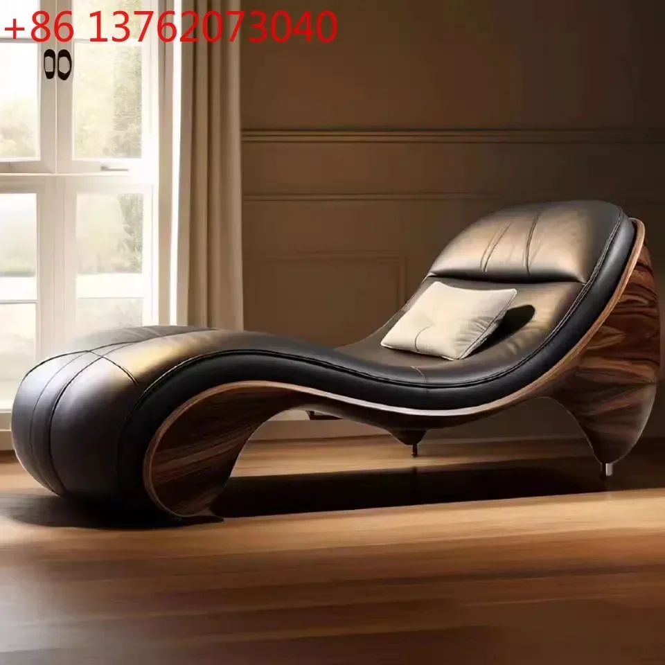 Light luxury Nordic single sofa lazy leather sofa design can sit and lie down
Light luxury Nordic single sofa lazy leather sofa design can sit and lie down