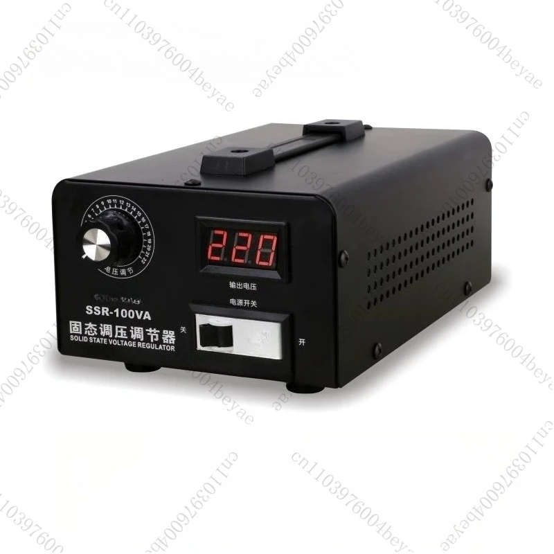Silicon Controlled Electronic Voltage Regulator, Single Phase Solid State Voltage Regulator, AC 220V 100A, SSR-100A
Silicon Controlled Electronic Voltage Regulator, Single Phase Solid State Voltage Regulator, AC 220V 100A, SSR-100A