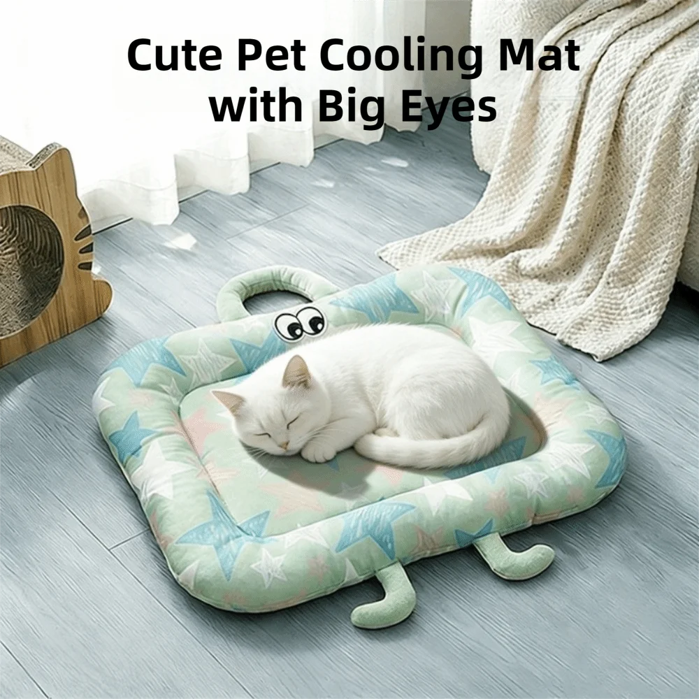 Soft Cartoon Cooling Pet Mat Breathable Wear Resistant Su Dog Bed with Handle Nonslip Ice Silk Cushion Summer
Soft Cartoon Cooling Pet Mat Breathable Wear Resistant Su Dog Bed with Handle Nonslip Ice Silk Cushion Summer