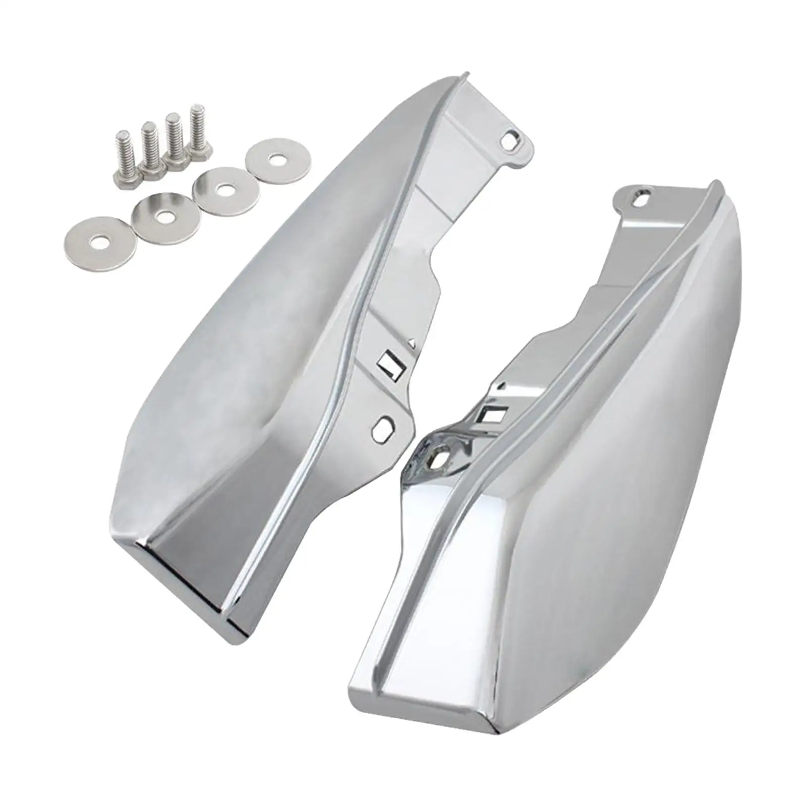2Pcs Heat Shield Mid-Frame Air Deflector Trim Kit for Harley Touring 09-16
2Pcs Heat Shield Mid-Frame Air Deflector Trim Kit for Harley Touring 09-16