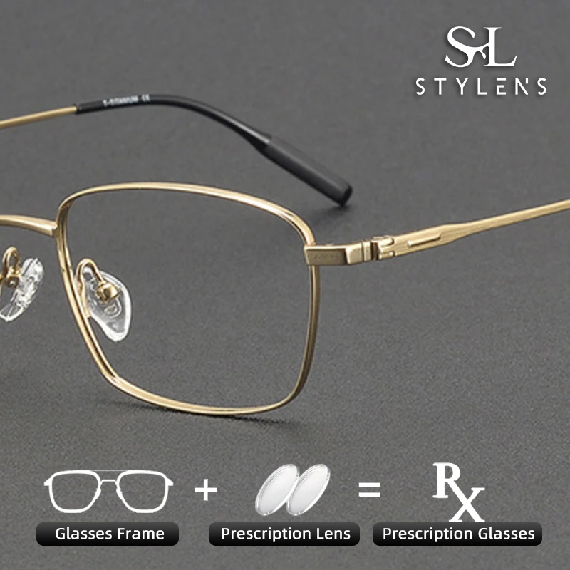 STYLENS Fashionable Acetate Pure Titanium Prescription Eyewear Versatile Male Female Anti Blue Light Progressive Eyewear 81054
STYLENS Fashionable Acetate Pure Titanium Prescription Eyewear Versatile Male Female Anti Blue Light Progressive Eyewear 81054