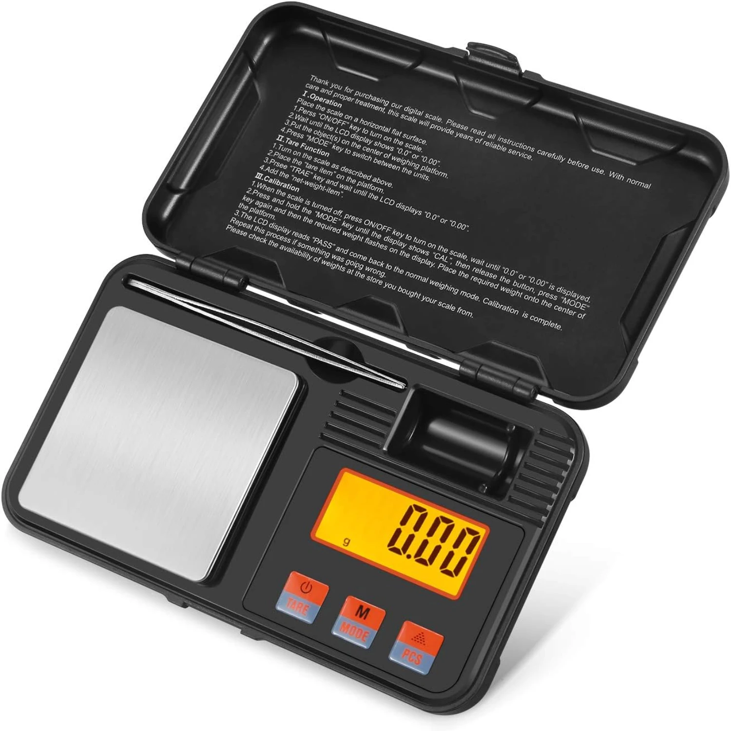 Portable Mini Digital Precision 50g Gram Scale with LCD Light,Tweezers, Travel Size Kitchen Food Carats Scale, Stainless Steel C 
Portable Mini Digital Precision 50g Gram Scale with LCD Light,Tweezers, Travel Size Kitchen Food Carats Scale, Stainless Steel C