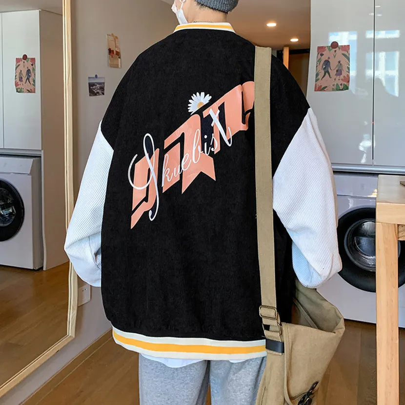 Spring Autumn Men's Jaet Baseball Sle Print Letter Splicing Youth Functional Windbreaker Faionable Outerwear
Spring Autumn Men's Jaet Baseball Sle Print Letter Splicing Youth Functional Windbreaker Faionable Outerwear