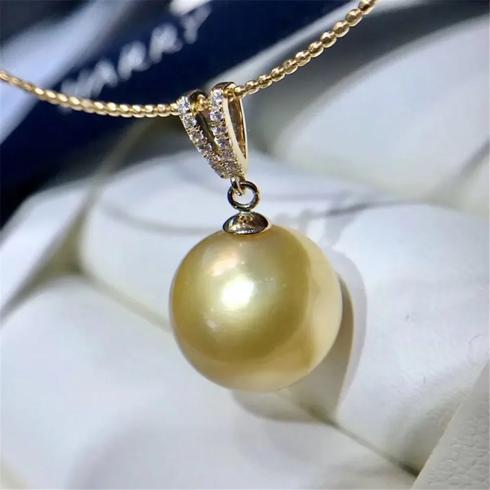DIY Pearl Accessories G18K Yellow Gold Pendant Empty Holder V-Shaped Pearl Necklace Pendant Holder Fit 9-12mm Beads G095
DIY Pearl Accessories G18K Yellow Gold Pendant Empty Holder V-Shaped Pearl Necklace Pendant Holder Fit 9-12mm Beads G095