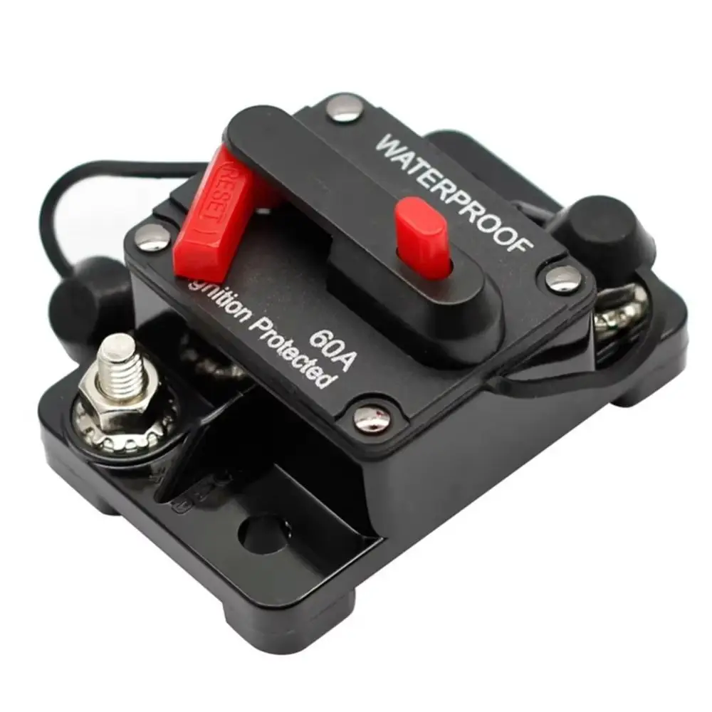 1PC DC Circuit Breaker Fuse Reset 30A 40A 50A 60A 70A 80A 100A 120A 150A 200A AMP For Car Boat Auto Waterproof
1PC DC Circuit Breaker Fuse Reset 30A 40A 50A 60A 70A 80A 100A 120A 150A 200A AMP For Car Boat Auto Waterproof