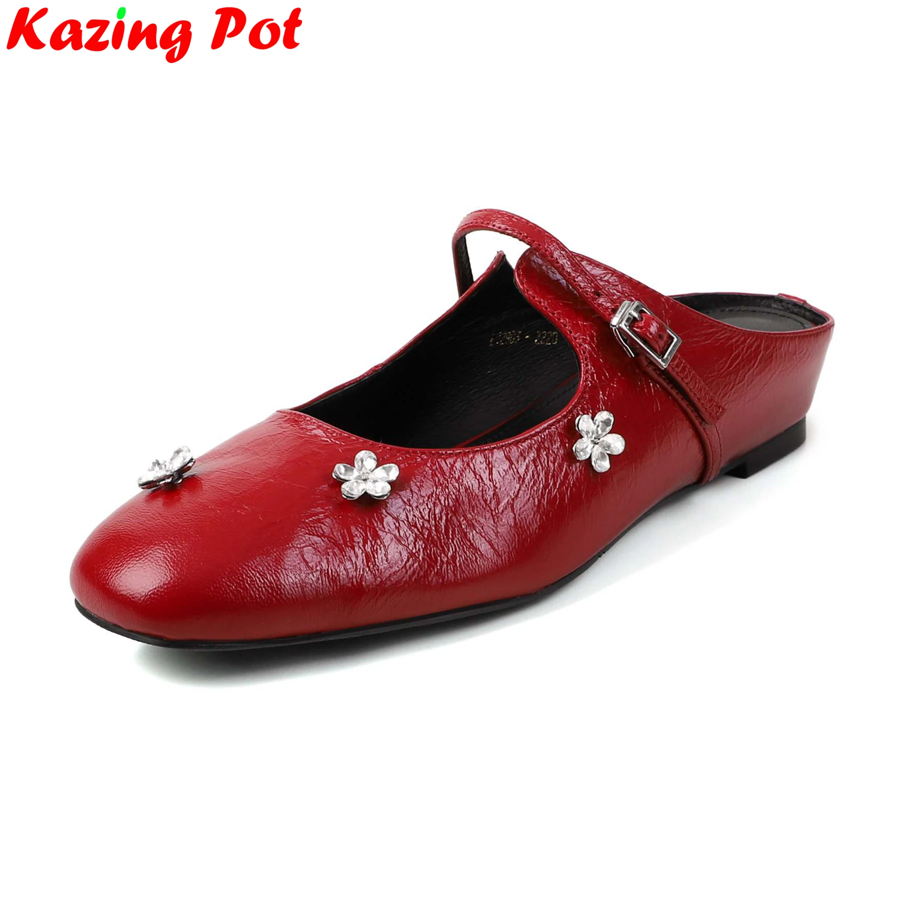 Krazing Pot, туфли-лодочки из коровьей кожи, увеличивающие каблуки со стразами, летняя обувь без шнуровки Мэри Джейн, лаконичные брендовые женские туфли-лодочки с открытой пяткой
Krazing Pot, туфли-лодочки из коровьей кожи, увеличивающие каблуки со стразами, летняя обувь без шнуровки Мэри Джейн, лаконичные брендовые женские туфли-лодочки с открытой пяткой