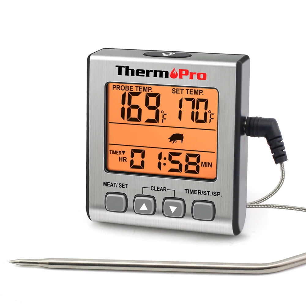 Top Seller ThermoPro TP16S Digital BBQ Cooking Thermometer With Probe
Top Seller ThermoPro TP16S Digital BBQ Cooking Thermometer With Probe