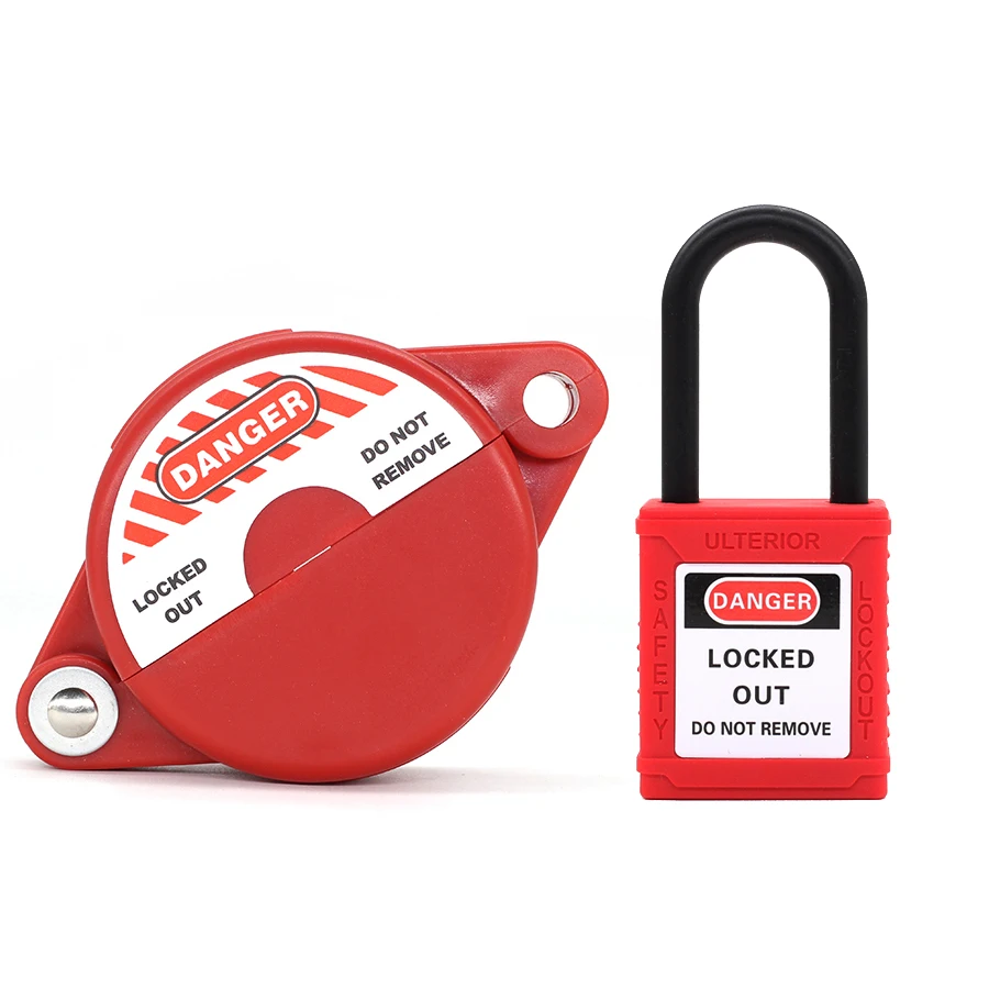 38mm red Safety Lockout and Standard Gate Valve Safety Lockout Industrial valve lock Tank Gas bottle ball Valve safet locks
38mm red Safety Lockout and Standard Gate Valve Safety Lockout Industrial valve lock Tank Gas bottle ball Valve safet locks