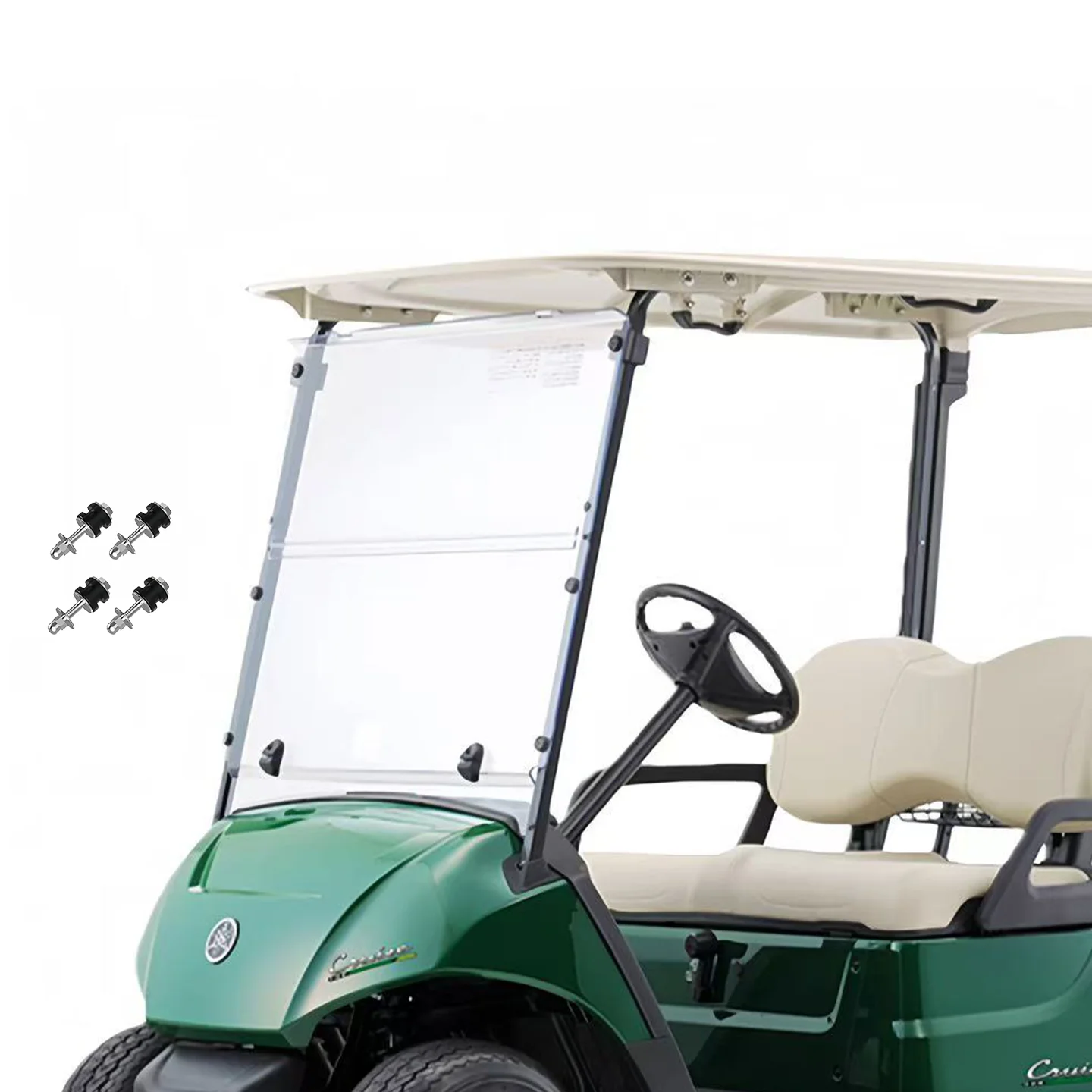 Folding Acrylic Front Windshield for Yamaha G29 Golf Cart Part
Folding Acrylic Front Windshield for Yamaha G29 Golf Cart Part