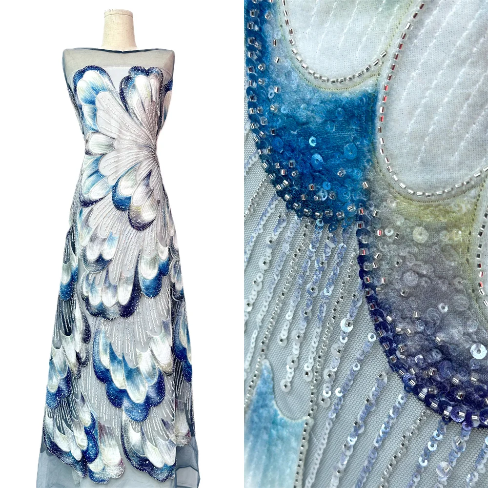 Latest 2026 French Nigerian Beaded Lace Fabric High Quality Tulle Chiffon African Sequins Lace Fabric Wedding French Lace Dress
Latest 2026 French Nigerian Beaded Lace Fabric High Quality Tulle Chiffon African Sequins Lace Fabric Wedding French Lace Dress