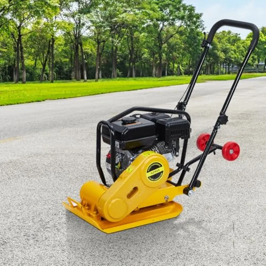 7HP Plate Compactor, 212CC Gas Engine, 4200 lbs Vibratory Compaction Tamper, Plate Power Jumping Jack Tamper, 5600 VPM Pavement
7HP Plate Compactor, 212CC Gas Engine, 4200 lbs Vibratory Compaction Tamper, Plate Power Jumping Jack Tamper, 5600 VPM Pavement