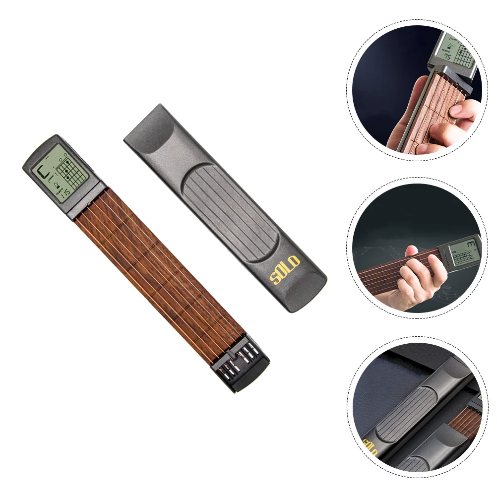 Portable Pocket Guitar Travel Mini Accessories Electronic Component Tuning Trainer Practice Tool
Portable Pocket Guitar Travel Mini Accessories Electronic Component Tuning Trainer Practice Tool