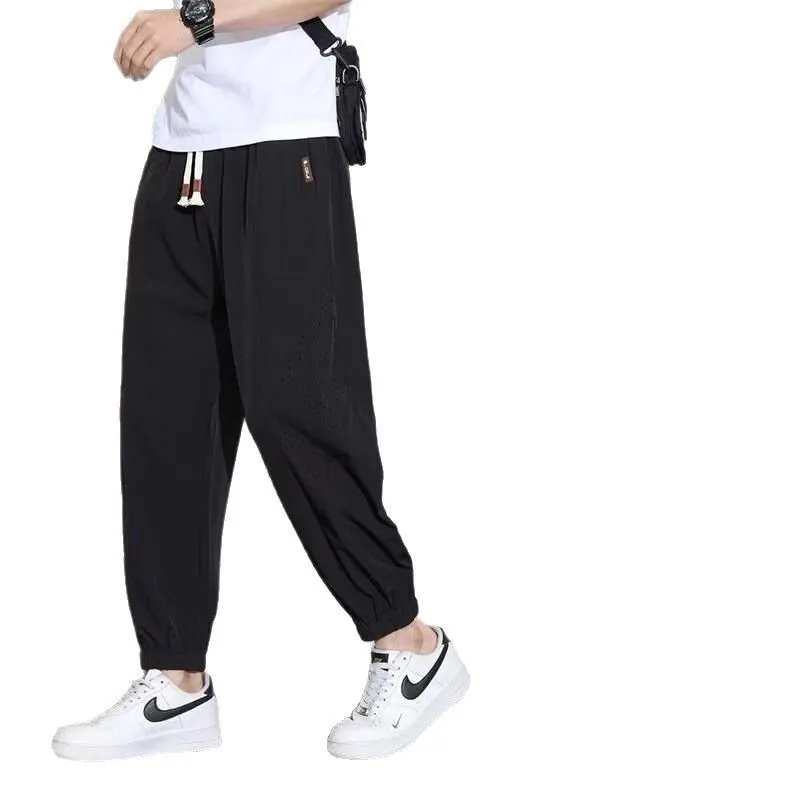 Ice Silk Men's Casual Pants Thin Model Sun Protection Qui Dry Sports Leisure Trousers for Summer New Arrival
Ice Silk Men's Casual Pants Thin Model Sun Protection Qui Dry Sports Leisure Trousers for Summer New Arrival