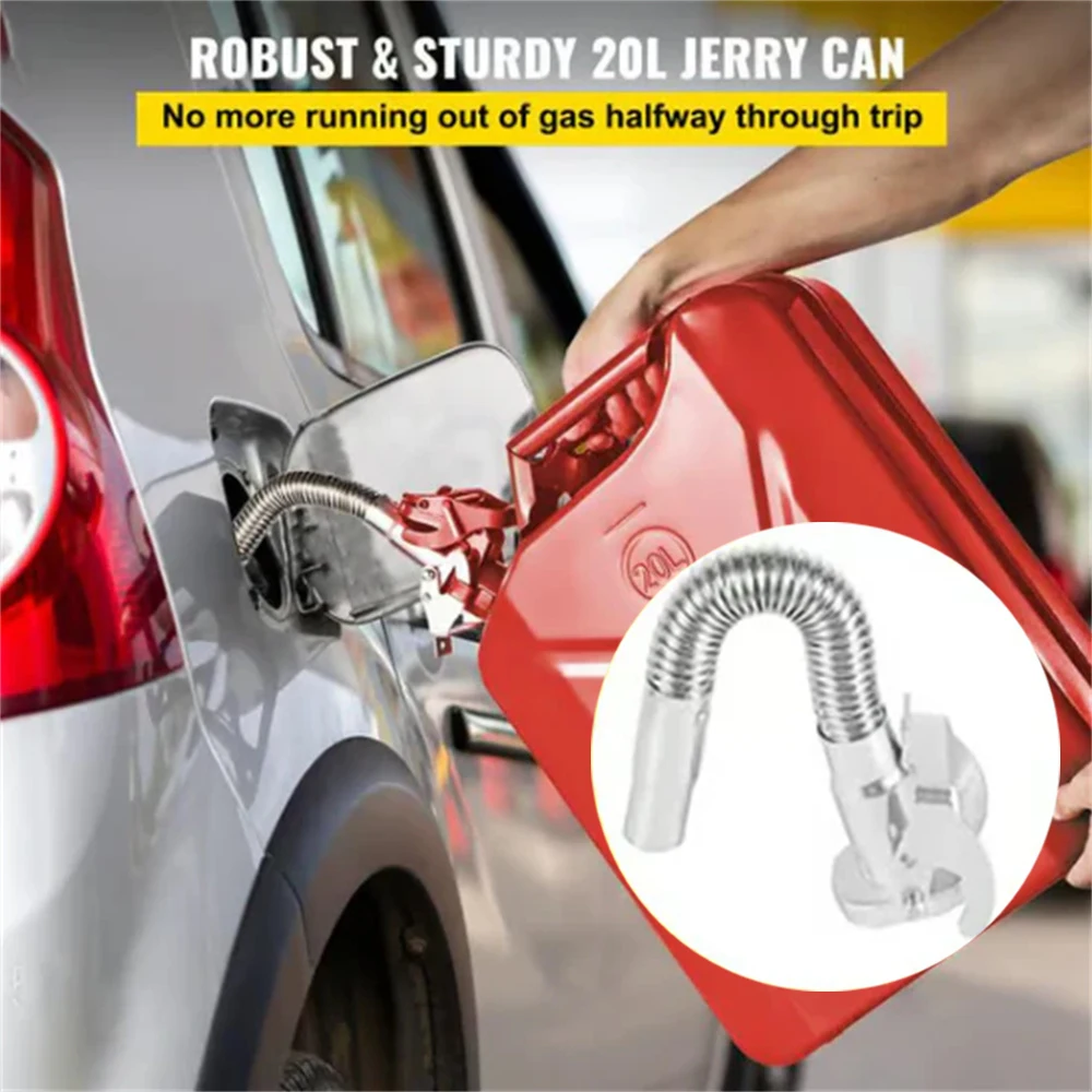 1Pc Stainless Steel Car Fuel Pipe High Flexibility 12" Long Nozzle Rustproof Spout For Us Standard 5L/10L/20L Jerrycans
1Pc Stainless Steel Car Fuel Pipe High Flexibility 12" Long Nozzle Rustproof Spout For Us Standard 5L/10L/20L Jerrycans