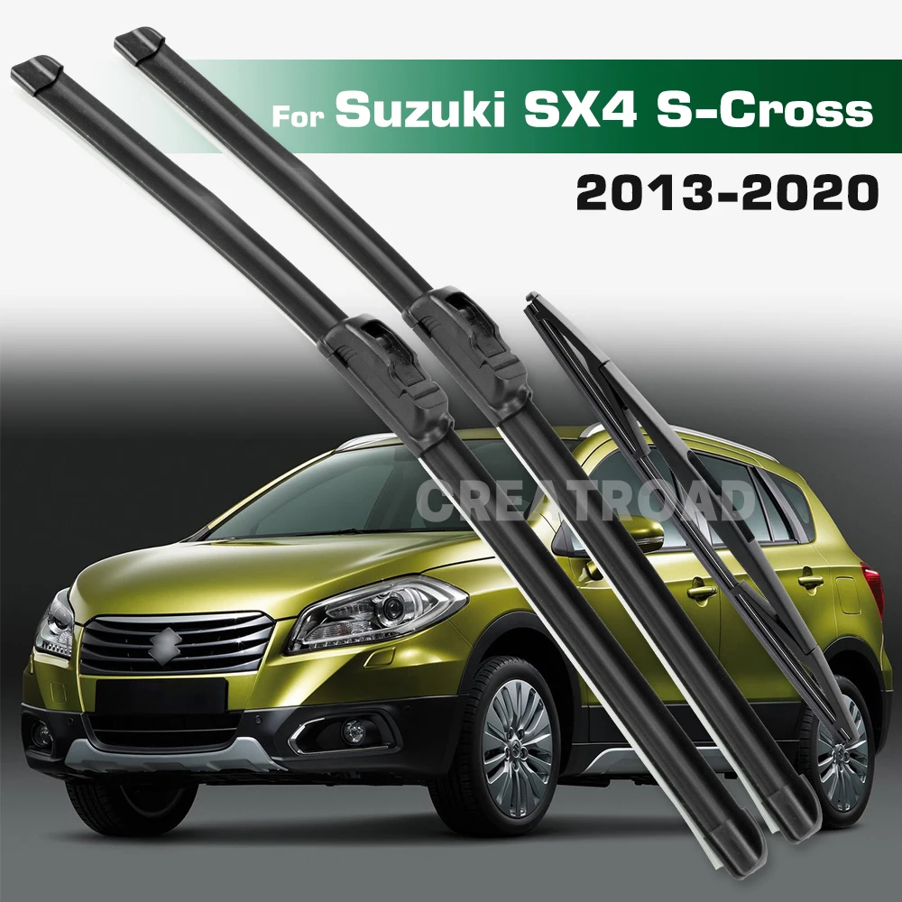 GREATROAD Wiper LHD&RHD Front & Rear Wiper Blades Set For Suzuki SX4 S-Cross 2013 - 2020 Windshield Windscreen Window Brushes
GREATROAD Wiper LHD&RHD Front & Rear Wiper Blades Set For Suzuki SX4 S-Cross 2013 - 2020 Windshield Windscreen Window Brushes