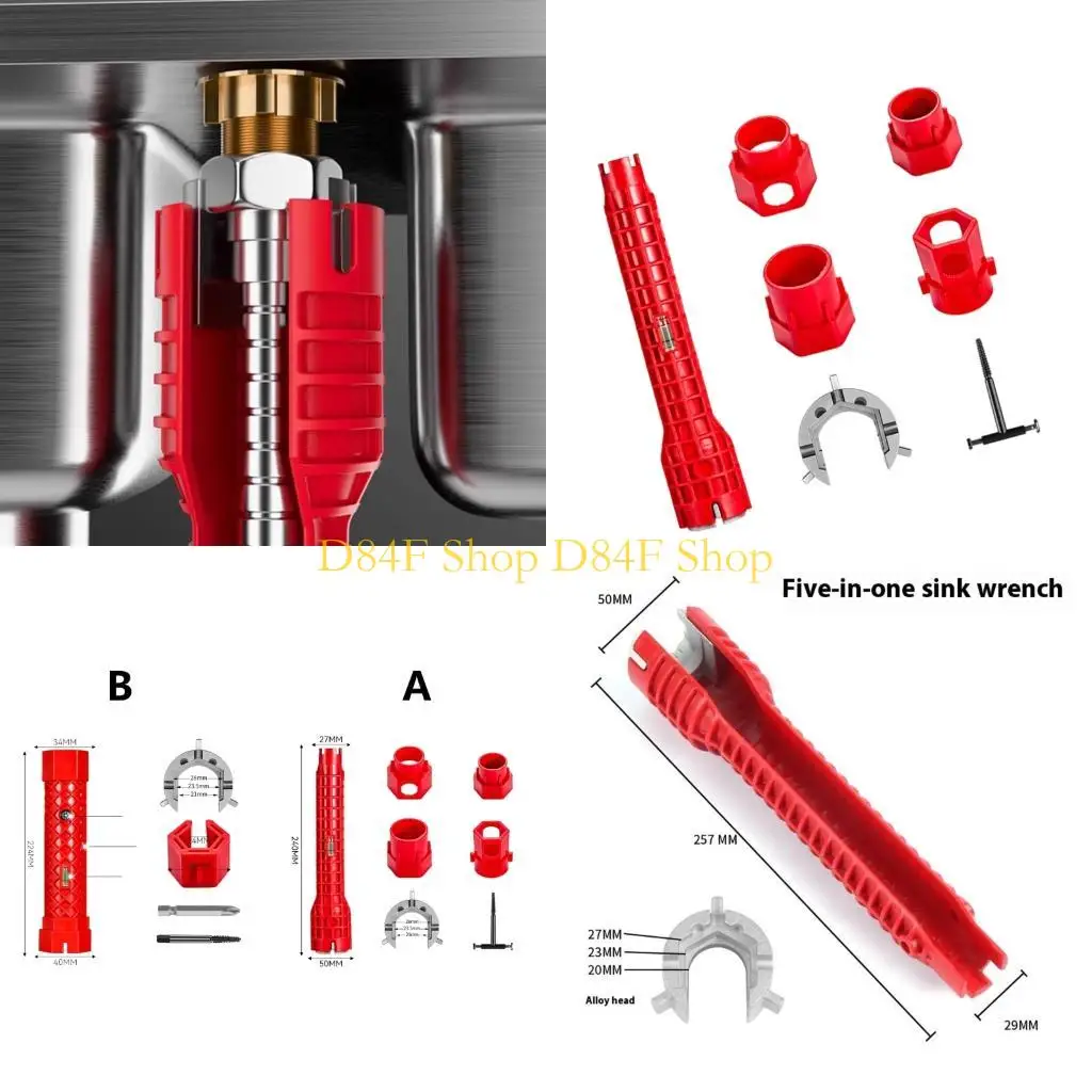 D84F All Purpose Aluminum Metal Plumbing Wrenchs For Pipe Fittings And Valved Tightening
D84F All Purpose Aluminum Metal Plumbing Wrenchs For Pipe Fittings And Valved Tightening