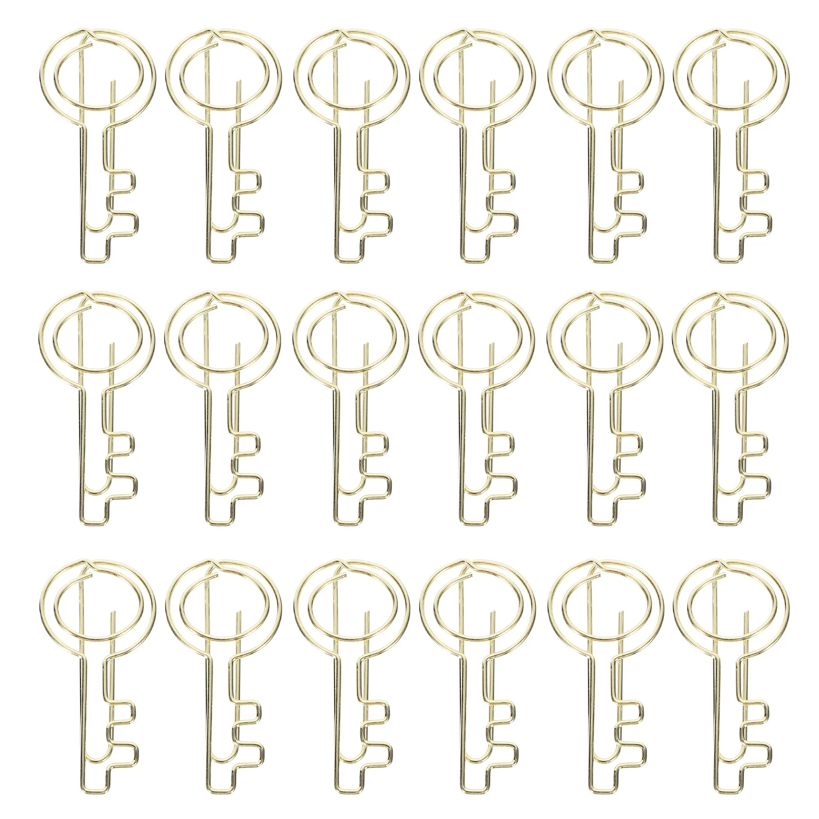 30Pcs Metal Paper Clips Key Shape Design Strong Clamping Force Multiuse Office Files Photos Letters Cute Small
30Pcs Metal Paper Clips Key Shape Design Strong Clamping Force Multiuse Office Files Photos Letters Cute Small