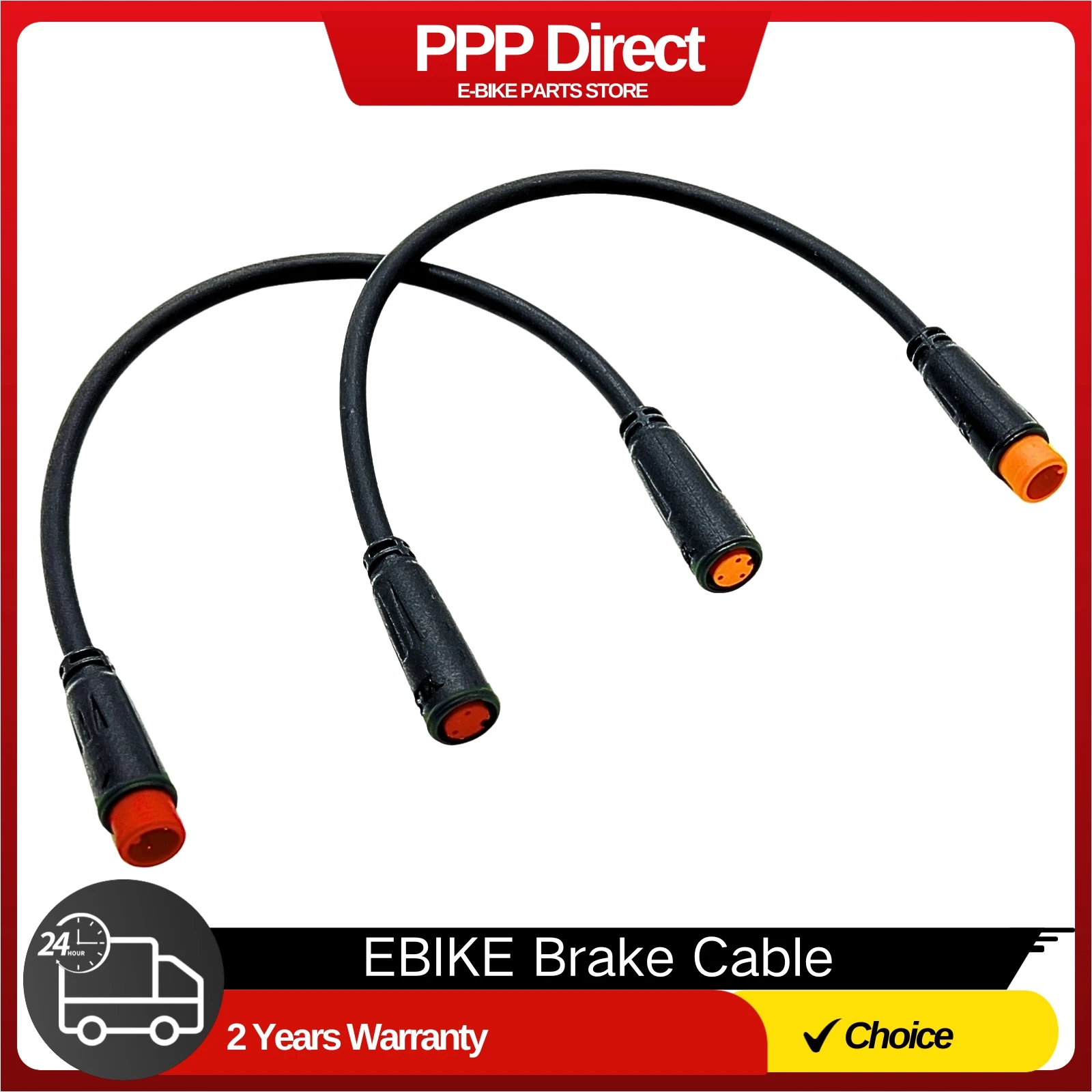 M8 2PIN-3PIN EBIKE Brake Cable, Upgrade Your Electric Bike Hydraulic E-Brakes with Female-Male Converter Adapter, Red-Yellow
M8 2PIN-3PIN EBIKE Brake Cable, Upgrade Your Electric Bike Hydraulic E-Brakes with Female-Male Converter Adapter, Red-Yellow