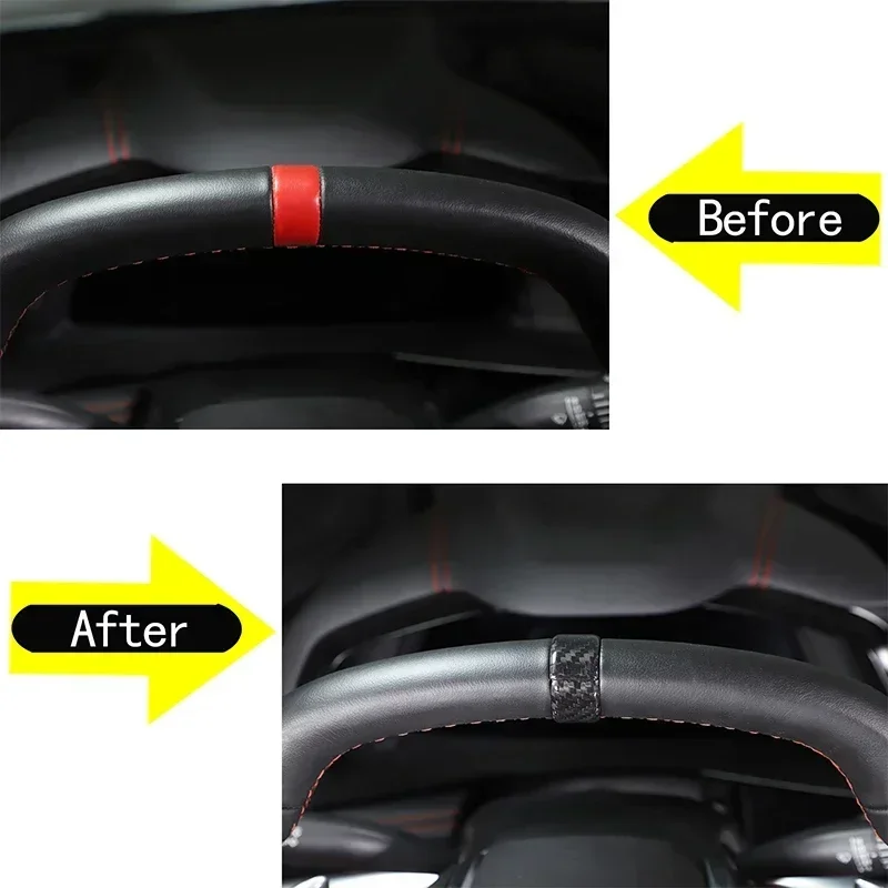 Real Carbon Fiber For Chevrolet Corvette C8 Stingray Z51 Z06 2020-2023 Car Steering Wheel Directions Ring Cover Car Accessories
Real Carbon Fiber For Chevrolet Corvette C8 Stingray Z51 Z06 2020-2023 Car Steering Wheel Directions Ring Cover Car Accessories
