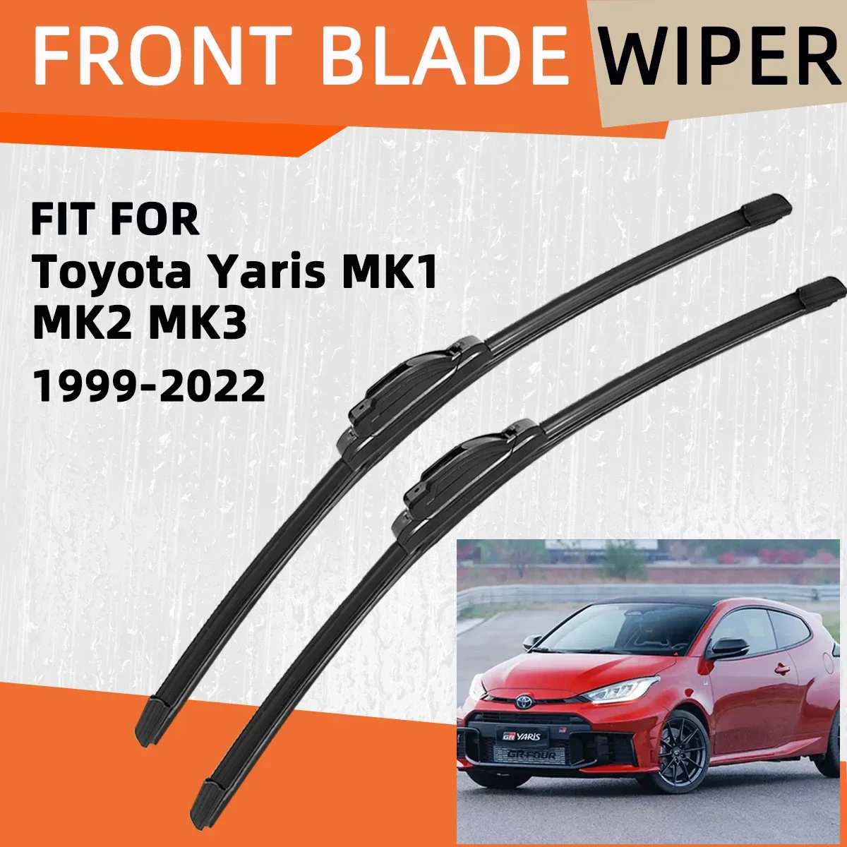 Double Rubber Car Wipers for Toyota Yaris MK1 MK2 MK3 Front Blade Brushes Cutter Automobiles Accessorie Windscreen Wiper Parts
Double Rubber Car Wipers for Toyota Yaris MK1 MK2 MK3 Front Blade Brushes Cutter Automobiles Accessorie Windscreen Wiper Parts