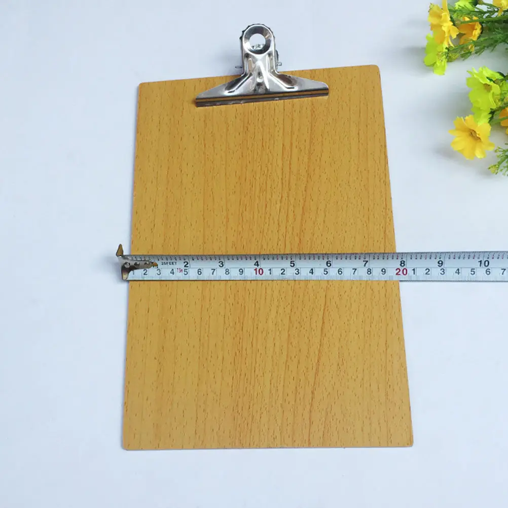 6Pcs A4 Wooden Clipboard with Strong Clamp Anti-Rust Low Profile Metal Clip Sturdy Spring Round Edge Design Office School
6Pcs A4 Wooden Clipboard with Strong Clamp Anti-Rust Low Profile Metal Clip Sturdy Spring Round Edge Design Office School