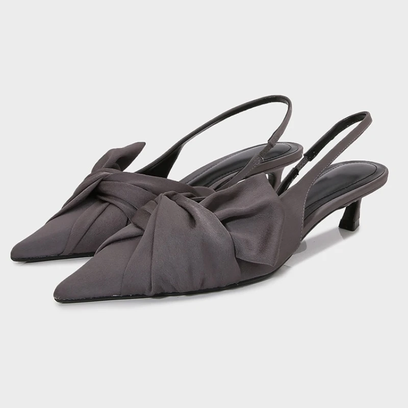 Elegant Pointed Toe Sandals Women Bowknot Design Slide Mueller Shoes Summer Back Strap Party Shoes Dress Pumps Zapatos De Mujer
Elegant Pointed Toe Sandals Women Bowknot Design Slide Mueller Shoes Summer Back Strap Party Shoes Dress Pumps Zapatos De Mujer