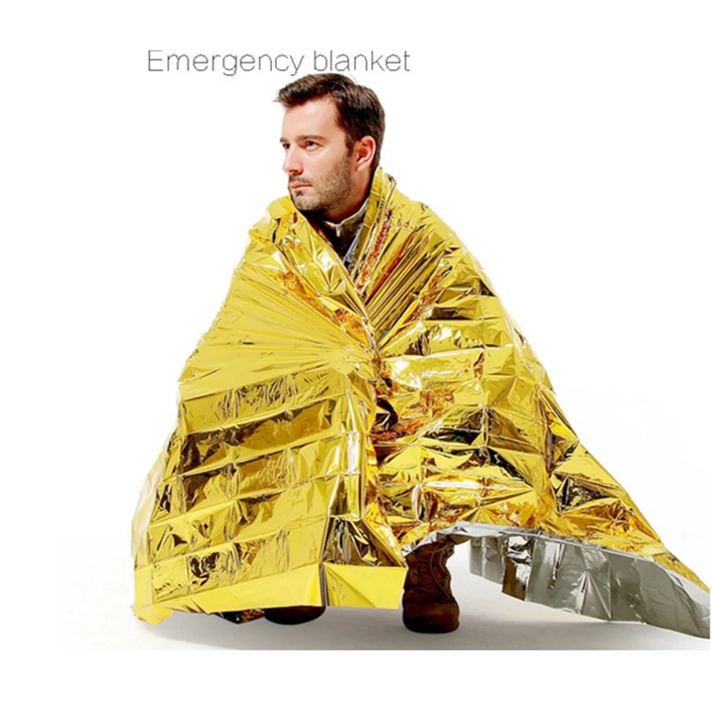 Survival Blanket Outdoor for Camping Emergency Foil Thermal Blankets Aluminum Emergency-camping-blankets Rescue
Survival Blanket Outdoor for Camping Emergency Foil Thermal Blankets Aluminum Emergency-camping-blankets Rescue