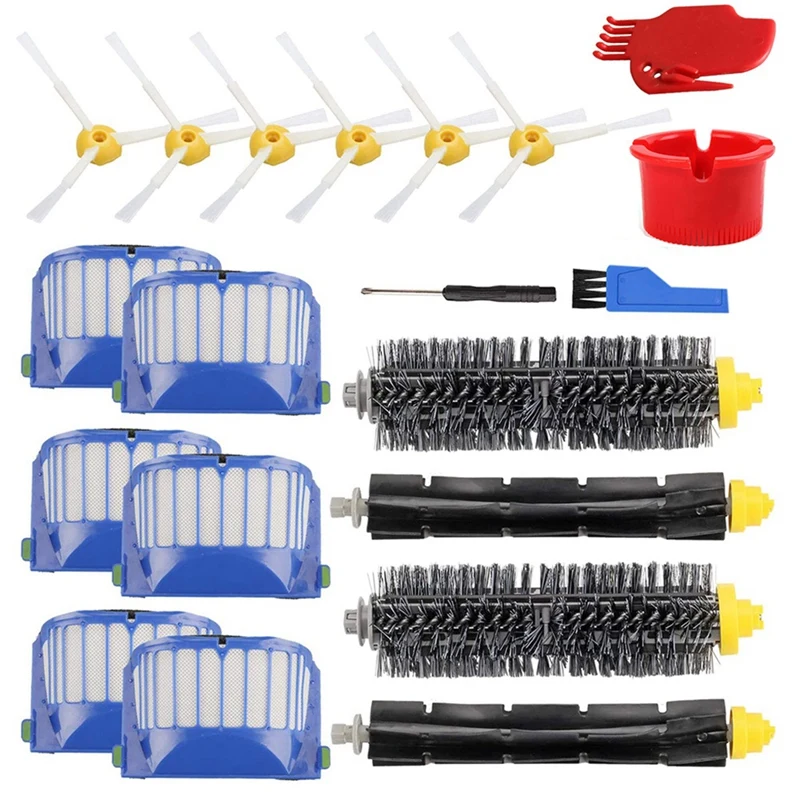 Replacement Spare Parts Filter For Irobot Roomba 600 Series 605 610 614 615 616 620 625 630 Cleaner Vacuum Beater Bristle Brush
Replacement Spare Parts Filter For Irobot Roomba 600 Series 605 610 614 615 616 620 625 630 Cleaner Vacuum Beater Bristle Brush