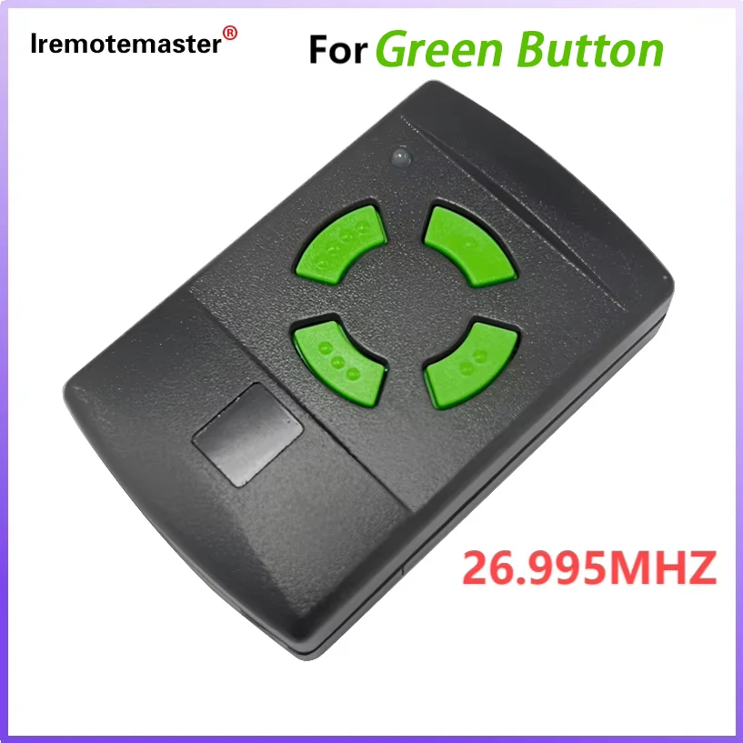 2025 New For Green Button 26.995MHz HS4 HSE2 HSM4 Garage Door Remote Control Duplicator Green Button Remote Control
2025 New For Green Button 26.995MHz HS4 HSE2 HSM4 Garage Door Remote Control Duplicator Green Button Remote Control