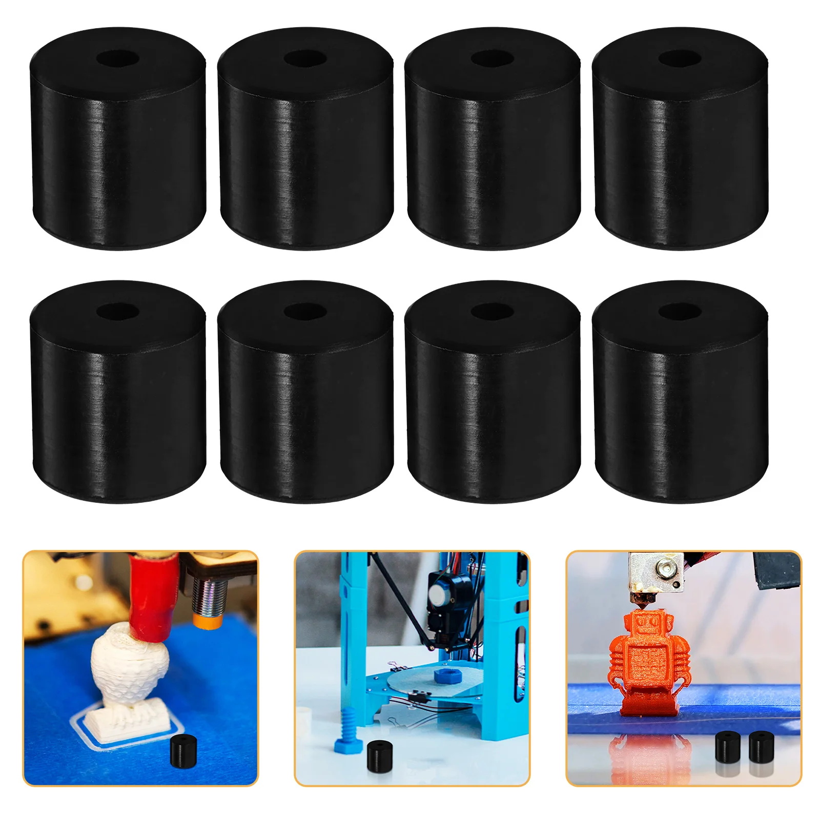 12pcs Silicone Leveling Column 3D Printer Dampers Bed Leveling Tool Heatbed Accessories Noise Reduction
12pcs Silicone Leveling Column 3D Printer Dampers Bed Leveling Tool Heatbed Accessories Noise Reduction