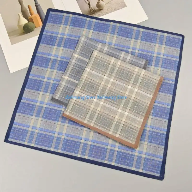 573B Durability Washable Retros Styles Handkerchief Dark Cotton Plaids Reusable
573B Durability Washable Retros Styles Handkerchief Dark Cotton Plaids Reusable