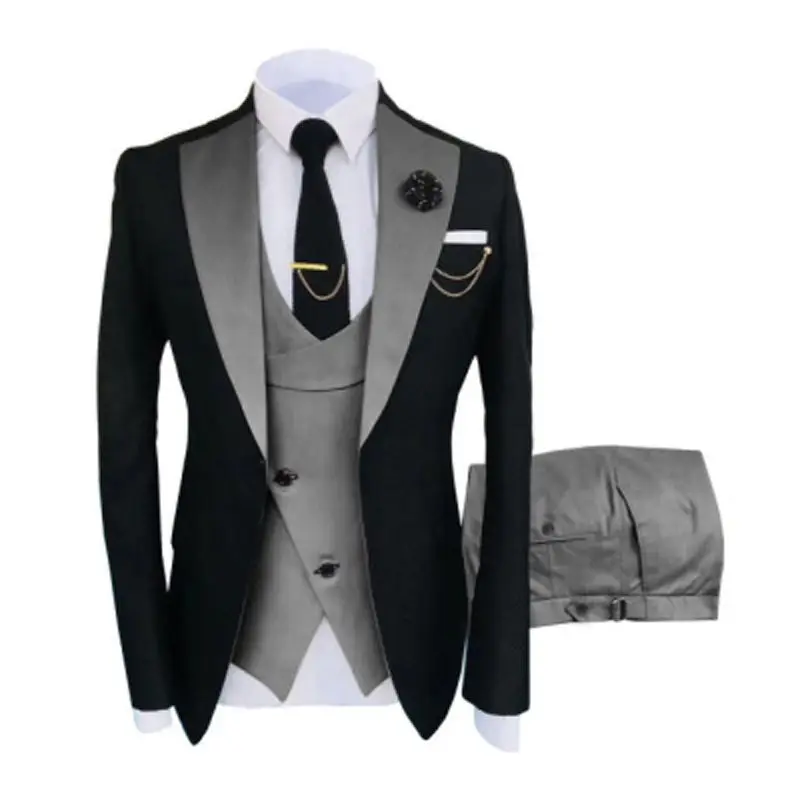 XX268spot suit three-piece suit men's business casual best man suit groom wedding dress formal suit
XX268spot suit three-piece suit men's business casual best man suit groom wedding dress formal suit