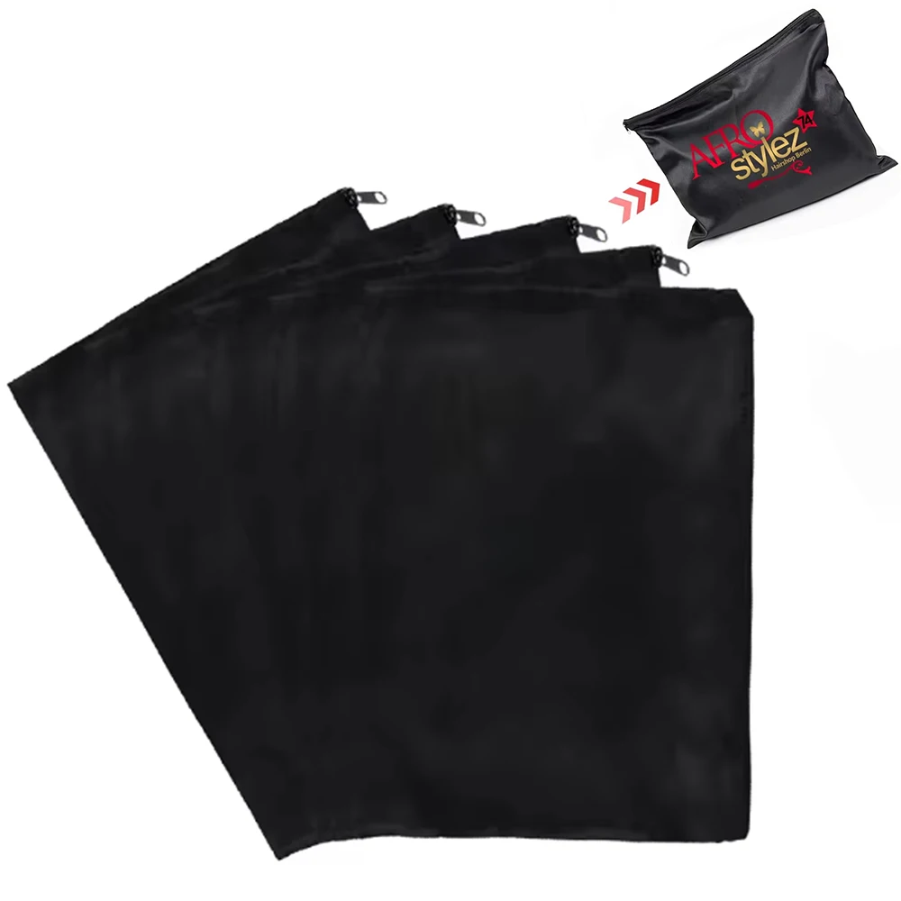 5/10 Pcs Satin Wig Storage Bags 25x35 Cm with Zipper Portable Travel Hair Extensions Case Customizable Logo Available
5/10 Pcs Satin Wig Storage Bags 25x35 Cm with Zipper Portable Travel Hair Extensions Case Customizable Logo Available