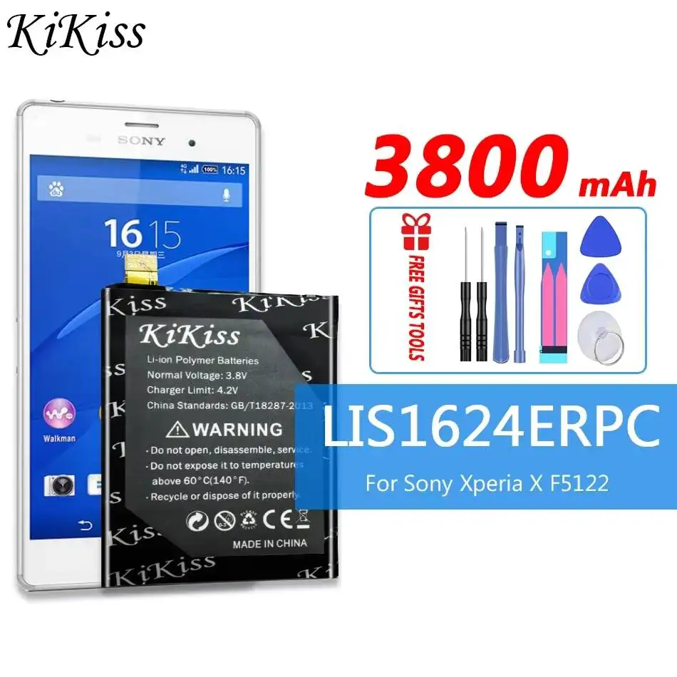 Высокоэффективный аккумулятор для мобильного телефона Sony Xperia X Performance F8132, 3800 мАч, LIS1624ERPC
Высокоэффективный аккумулятор для мобильного телефона Sony Xperia X Performance F8132, 3800 мАч, LIS1624ERPC