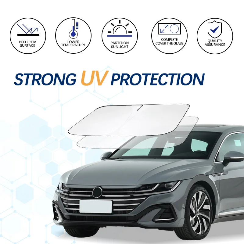 Car Windshield Sun Shade Window Shade Foldable Sun Visor Protector Blocks UV Rays For VW Arteon R Line Car Summer Accessories
Car Windshield Sun Shade Window Shade Foldable Sun Visor Protector Blocks UV Rays For VW Arteon R Line Car Summer Accessories