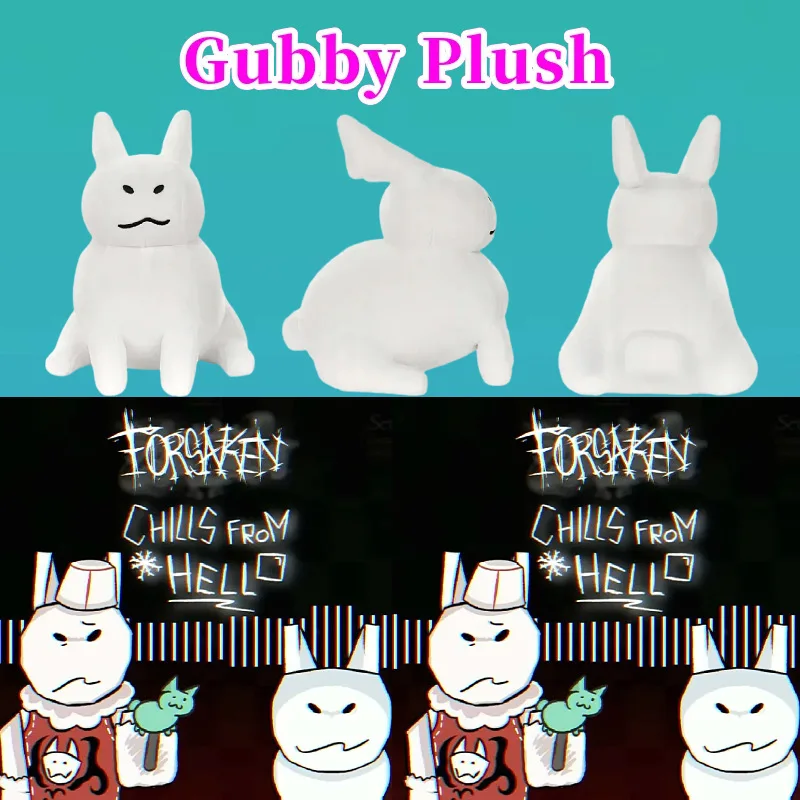 Gubby Plush White Rabbit Plush Toy Related to Fun Cartoon Games Healing Companion Plush Animals Children‘s Gifts
Gubby Plush White Rabbit Plush Toy Related to Fun Cartoon Games Healing Companion Plush Animals Children‘s Gifts