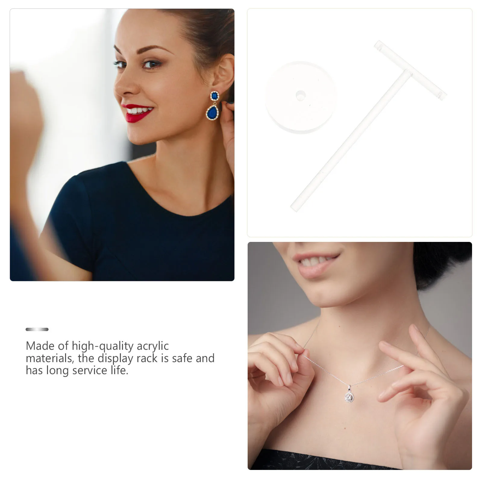 Подставка для хранения серег (1 шт.), Т-образная акриловая витрина-органайзер для украшений, для бутика, реквизита для фотосессий, декора
Подставка для хранения серег (1 шт.), Т-образная акриловая витрина-органайзер для украшений, для бутика, реквизита для фотосессий, декора