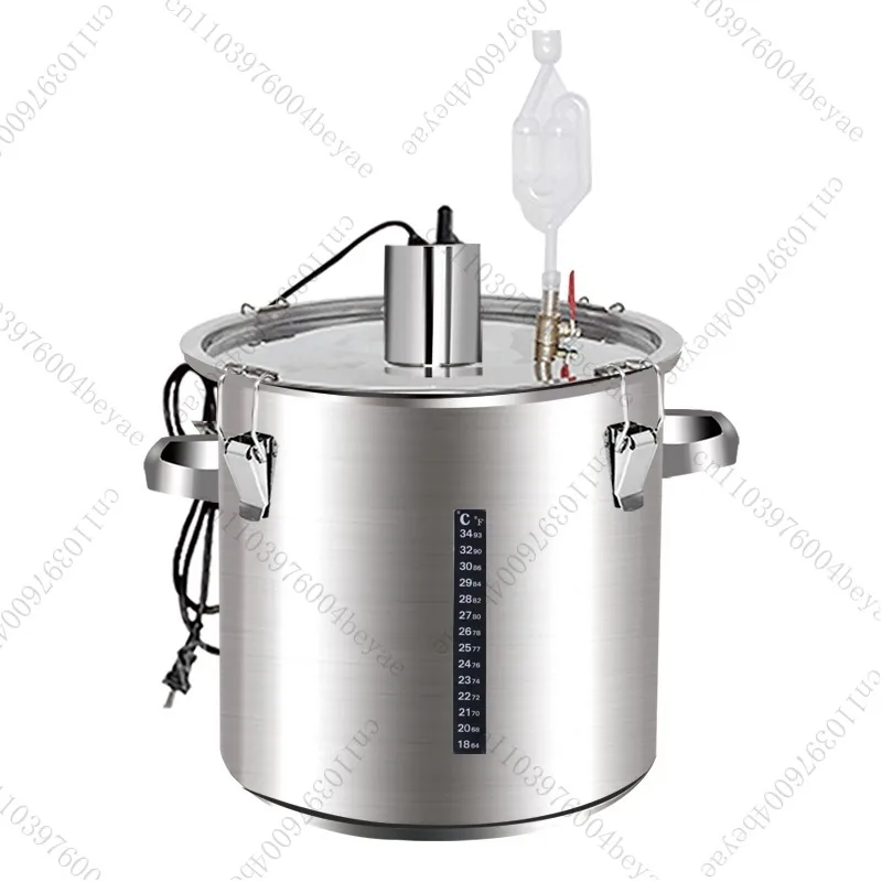 50L 500W Stainless Steel Fermentation Tank for Moonshine Wine Constant Temperature Barrel with Steaming Function
50L 500W Stainless Steel Fermentation Tank for Moonshine Wine Constant Temperature Barrel with Steaming Function