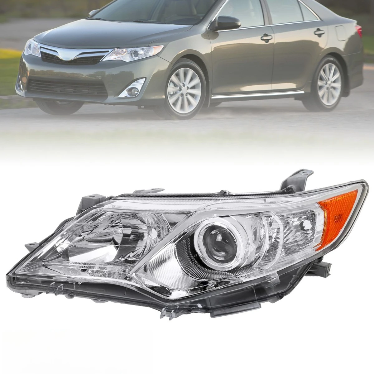 Left/Driver Side Projector Headlight Fits 2012-2014 Toyota Camry Clear Lamp 1PC
Left/Driver Side Projector Headlight Fits 2012-2014 Toyota Camry Clear Lamp 1PC