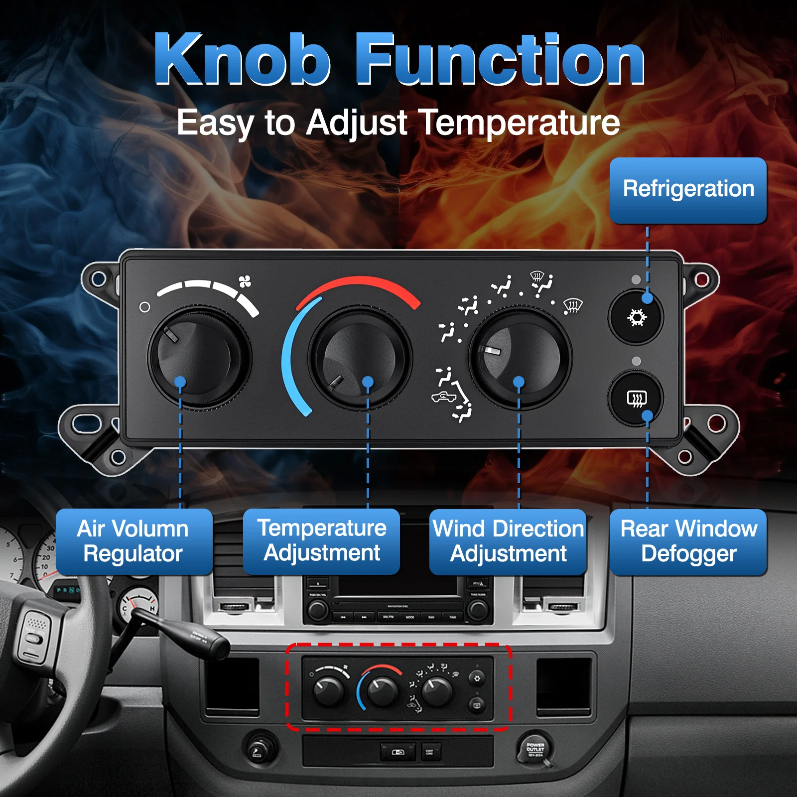 P55056569AC P55056569AD 55056569AE A/C Climate Control Module Heater Control Panel for Dodge Ram 1500 2500 3500 2006-2008
P55056569AC P55056569AD 55056569AE A/C Climate Control Module Heater Control Panel for Dodge Ram 1500 2500 3500 2006-2008